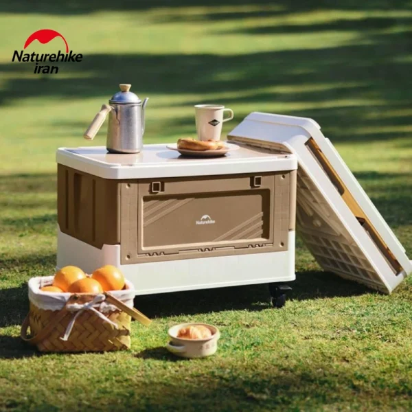 جعبه چرخ‌دار نیچرهایک مدل CNK2350XB012 (Brown/Bar/42L)