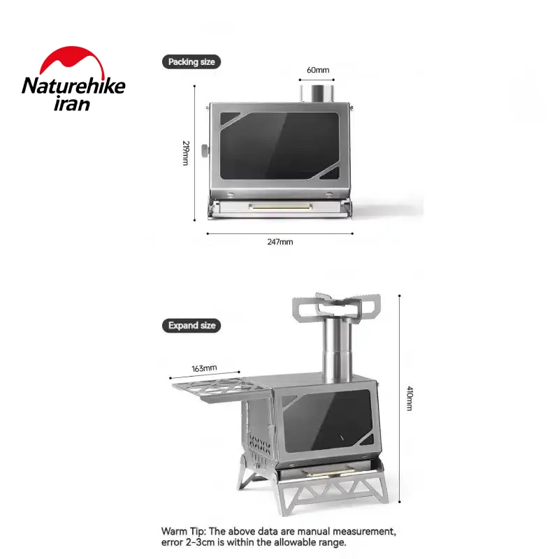 New Project - 2026-08-06T162805.900 اجاق هیزمی نیچرهایک Ice Field Elf Firewood Stove مدل CNK2300CW020 - Image 1