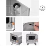 اجاق و بخاری هیزمی تیتانیومی نیچرهایک مدل NH21RJ008 - تصویر 2