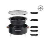 باربیکیو گرد زغالی رومیزی بلک داگ مدل BLACKDOG CBD2450CF010 - تصویر 2