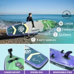 پدل برد ۱ به 3 نفره ای ساپ مدل E SUP AURORA - تصویر 5