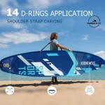 پدل بورد بادی اسکاتینجر اسپورت بلو SKATINGER sports blue (قسطی اسنپ پی) - تصویر 2