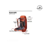 کوله پشتی 45 لیتری گریگوری مدل Stout Plus Size (قسطی اسنپ پی) - Image 9
